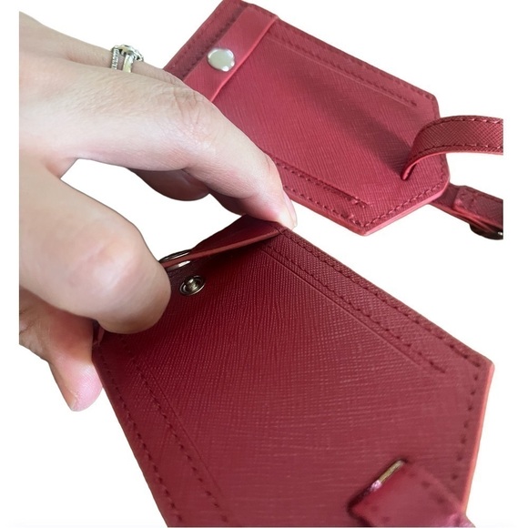 Audi 2 Red luggage tags. - Picture 3 of 6